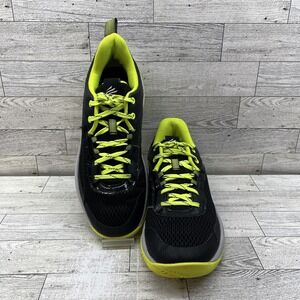Under Armour Curry Black Lime Green Basketball Shoes‎ Size 6 Youth